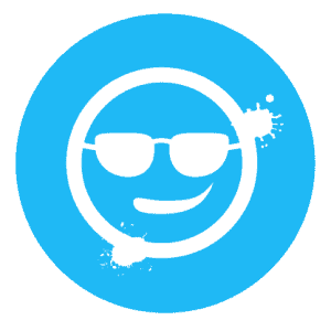 smiley emoji with sunglasses