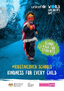 Kids takeover schools booklet for Students in English language